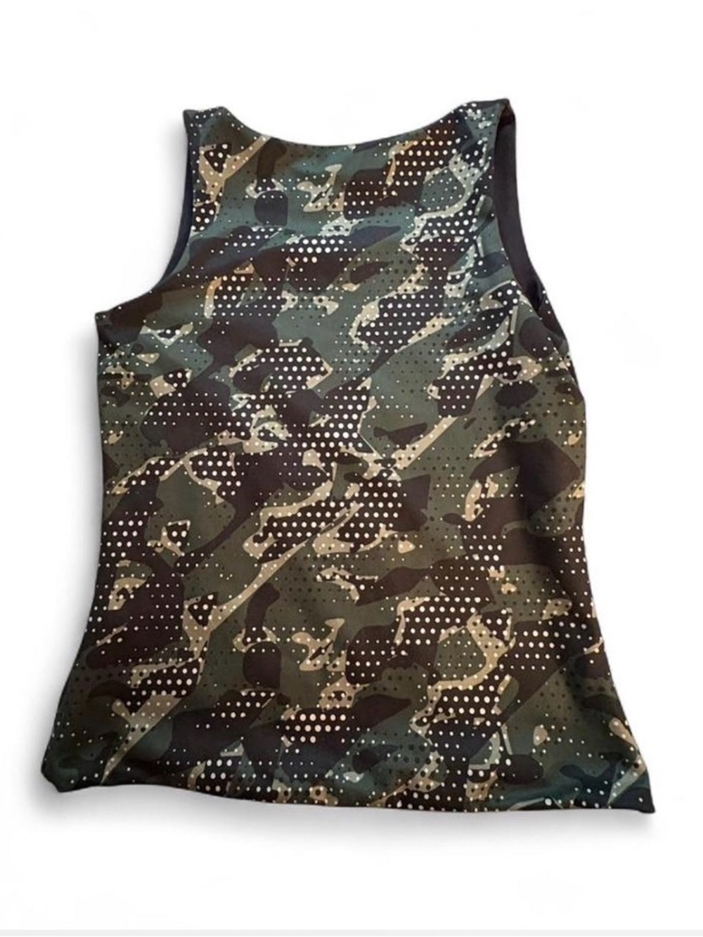 Krimson Klover Green Camouflage Tank Top XS - Picture 3 of 4